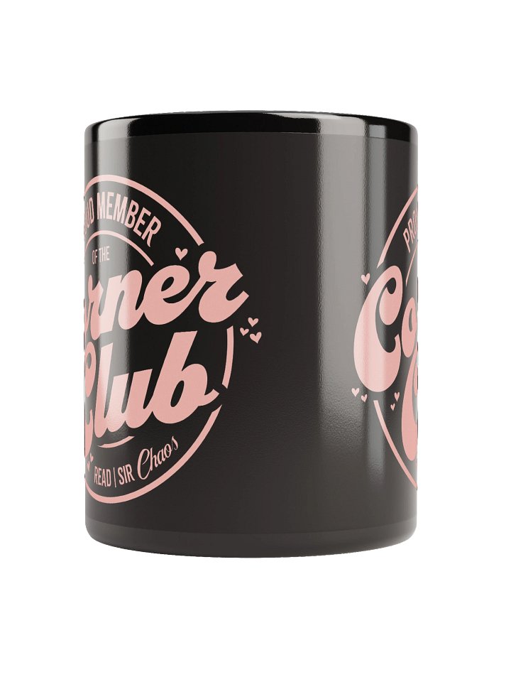 Corner Club Black Mug product image (2)