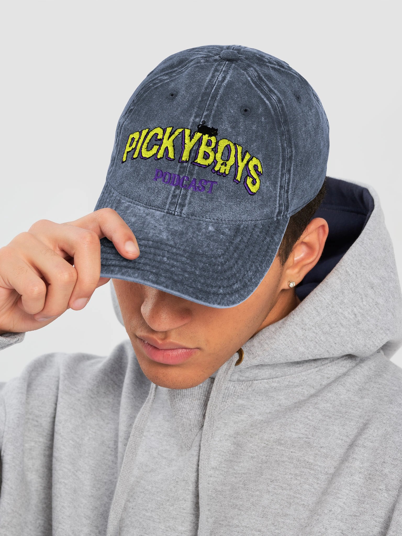 Black Cat Pod Dad Hat (3 Colors) product image (7)