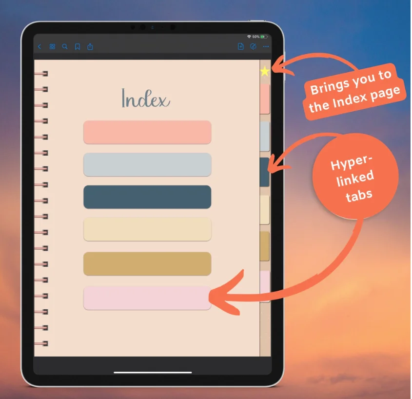 Spring Digital Notebook For Ipad product image (2)