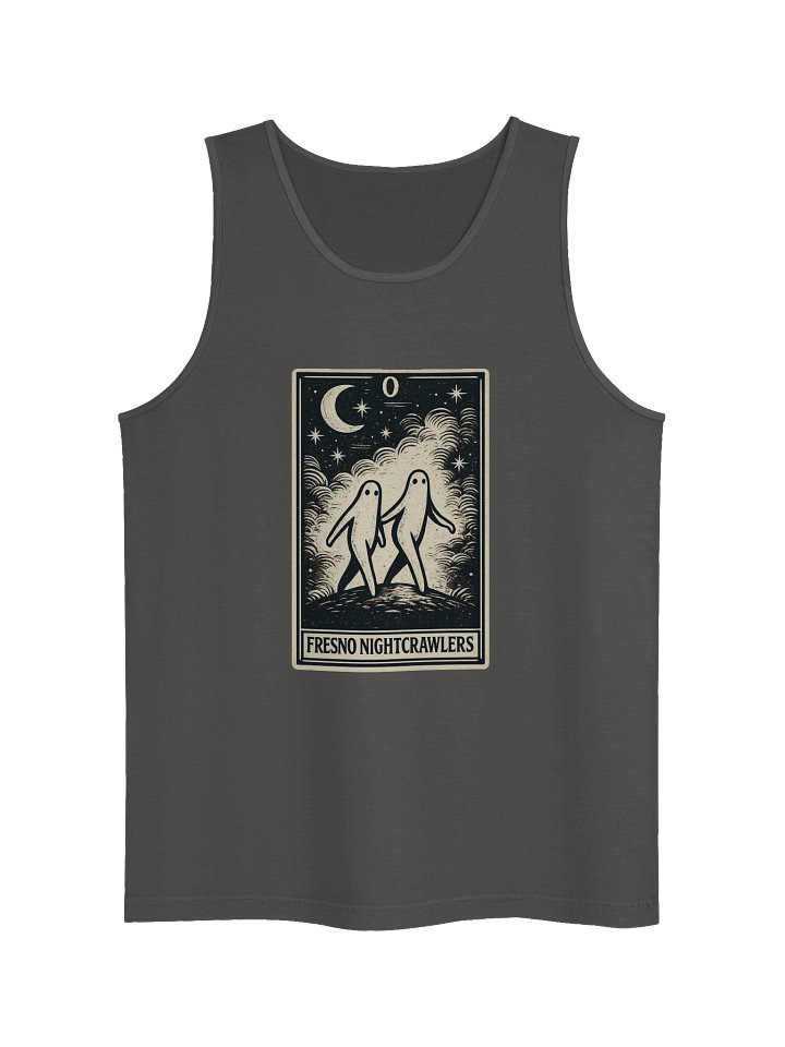 FRESNO NIGHTCRAWLERS- THE FOOL- UNISEX GARMENT DYED TANK TOP product image (5)