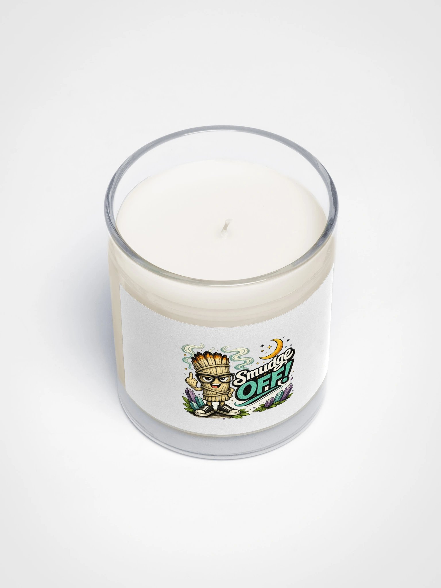 Smudge Off | The Official Smudgy the Sage Sarcastic Spiritual Soy Candle product image (3)