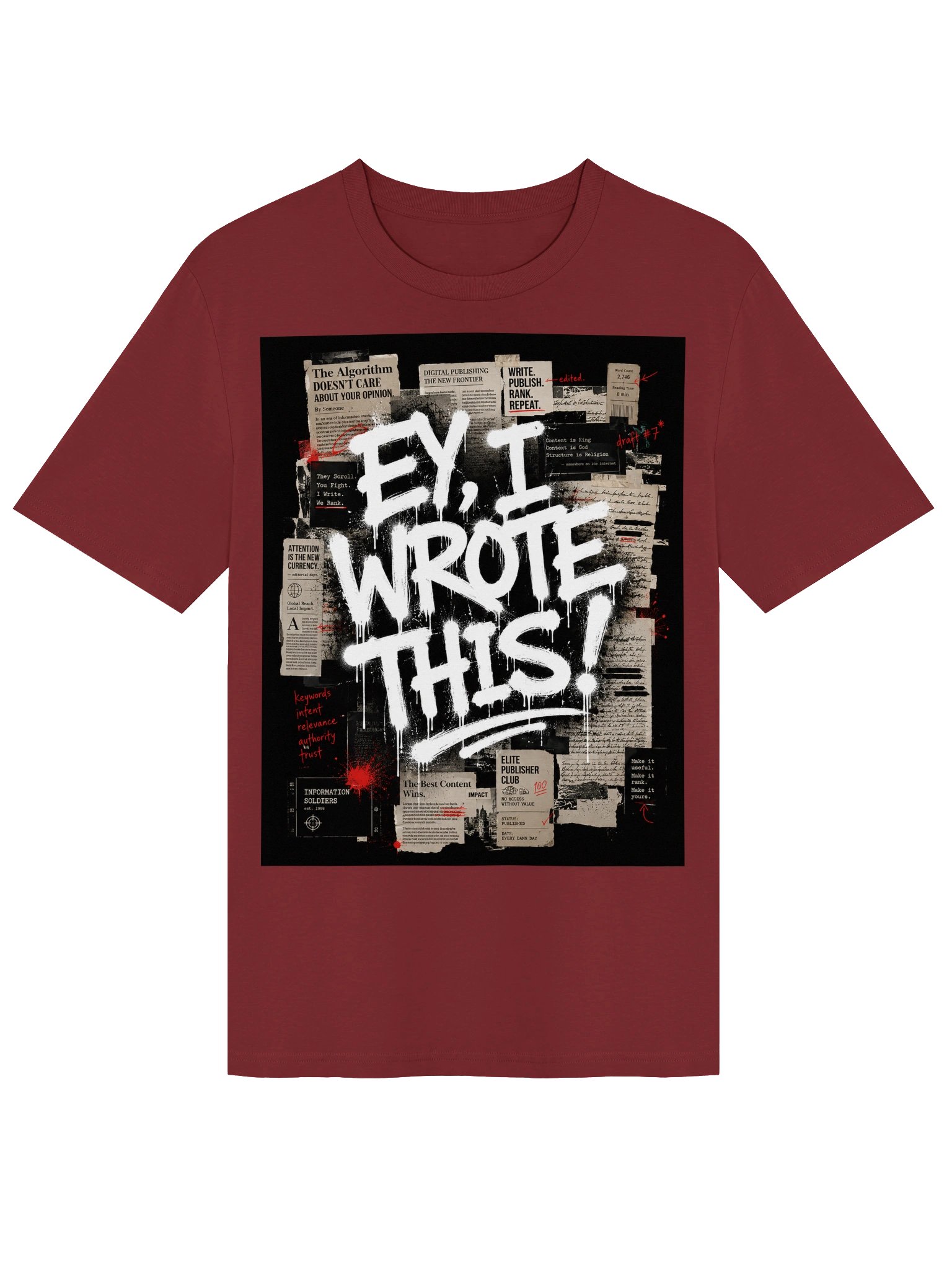 EY, I WROTE THIS! Graphic Tee for Writers & Content Creators product image (89)