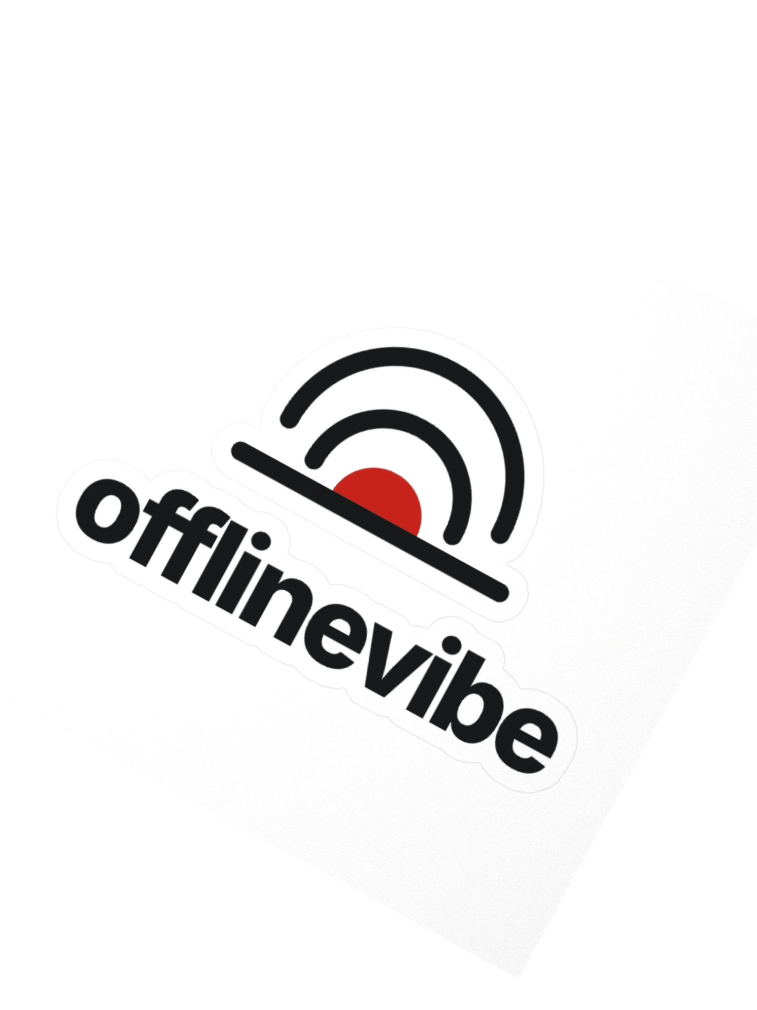 Offline Vibe Sunrise Sticker product image (3)