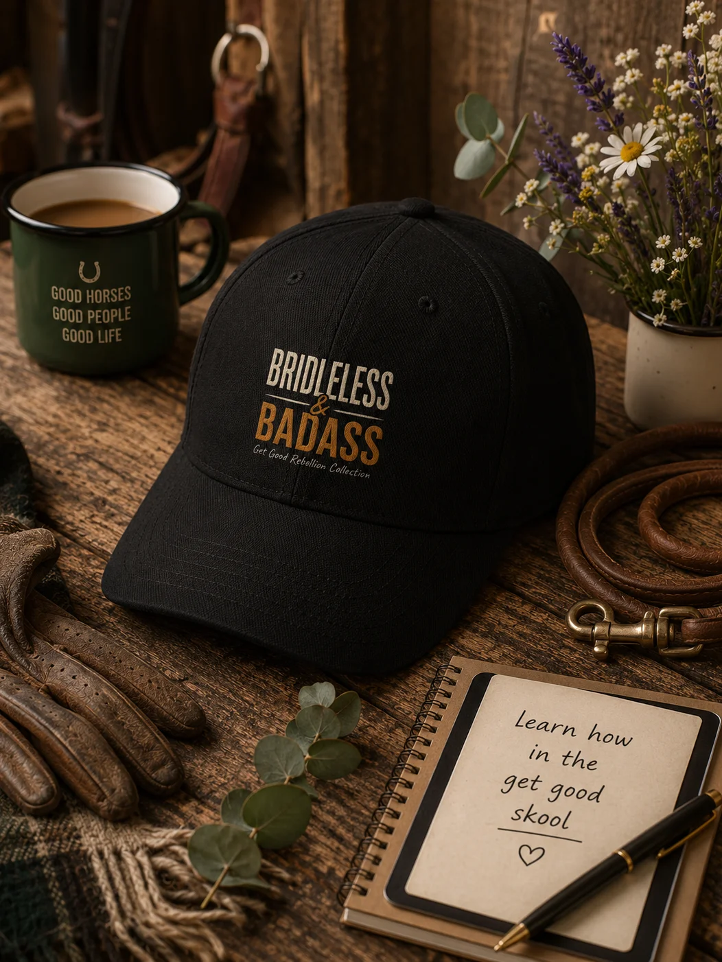 Bridleless & Badass Classic Baseball Cap - Series I product image (1)