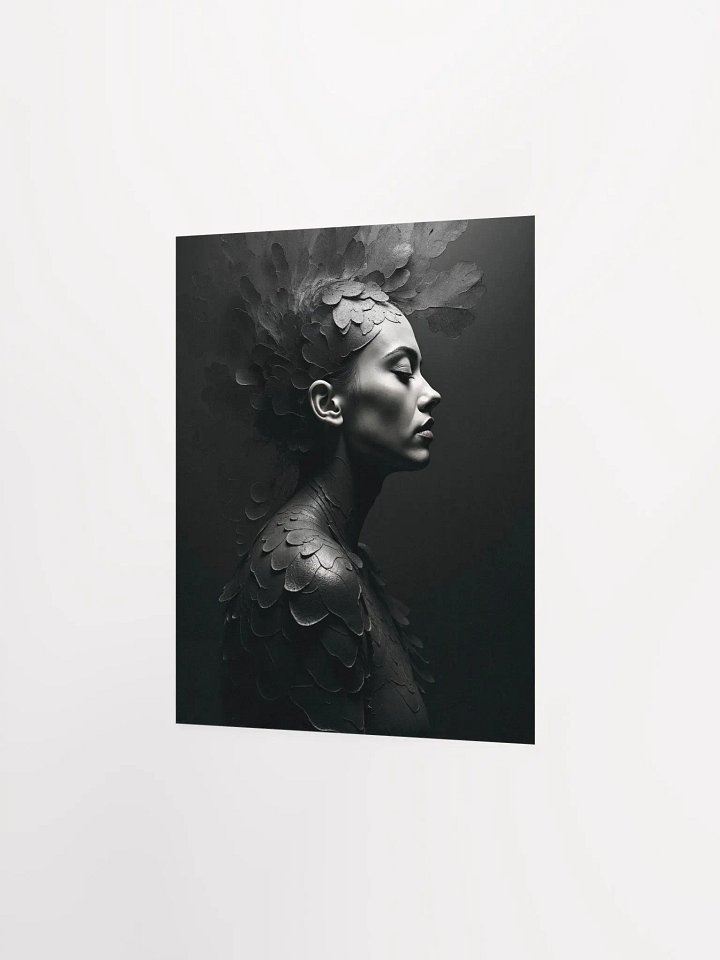 Sculpted Leaf Art Matte Poster product image (13)