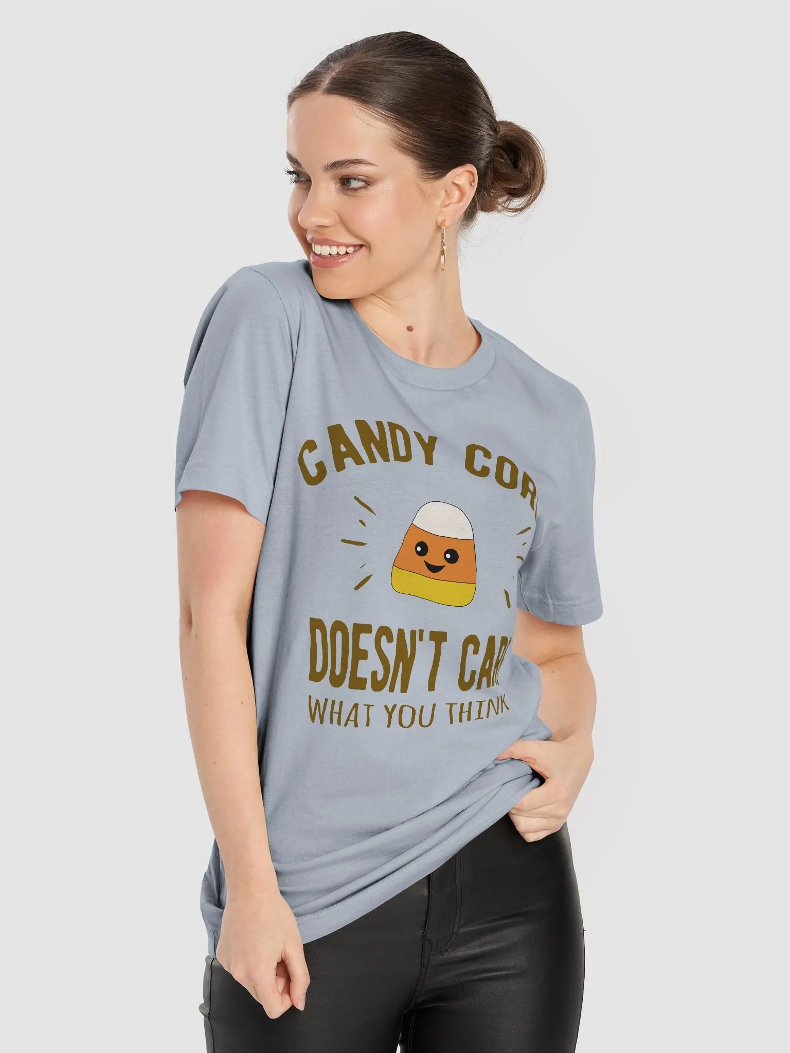 Candy Corn Doesn't Care What You Think, Supersoft Tee, Light product image (40)