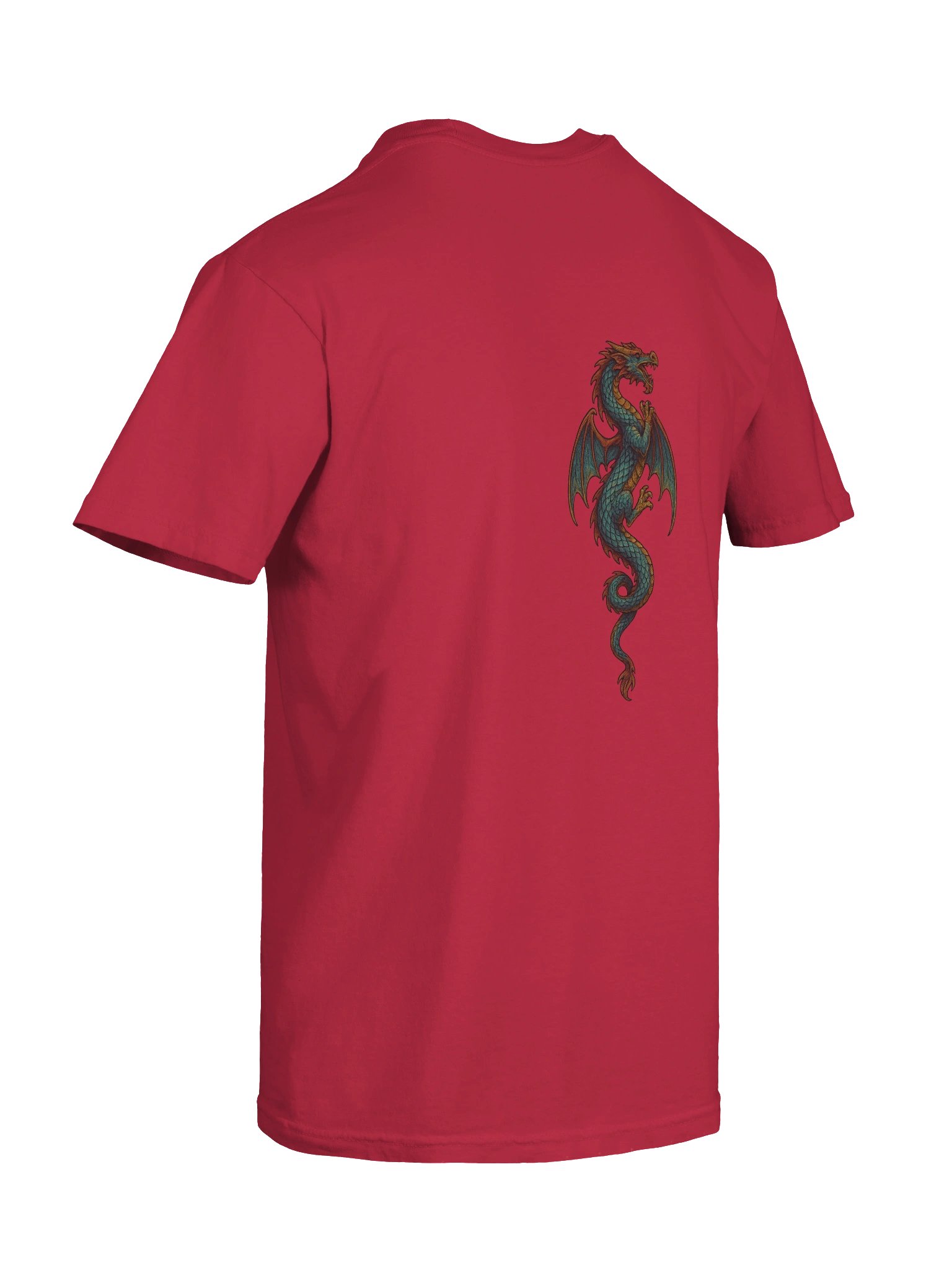 🐉 Double-Sided Dragon – Flame Carrier Tee Front-facing power. Backward flame. All memory. product image (110)