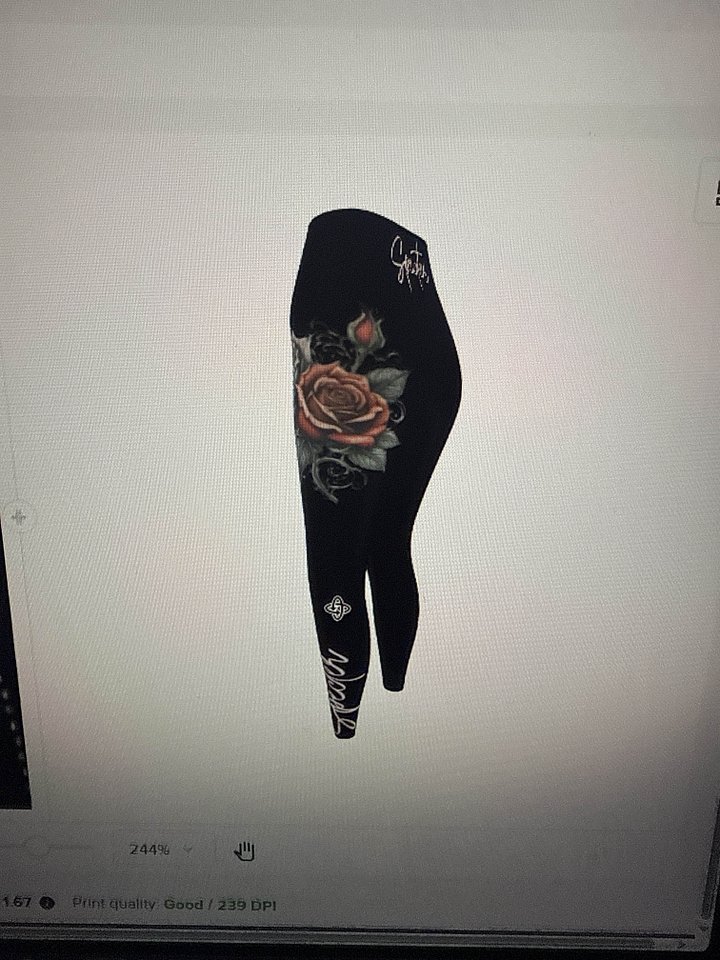 Specters Roses Leggings product image (2)