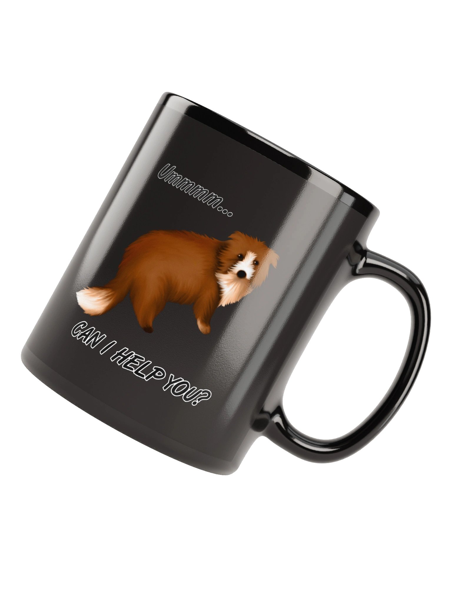 Black Glossy Mug product image (12)