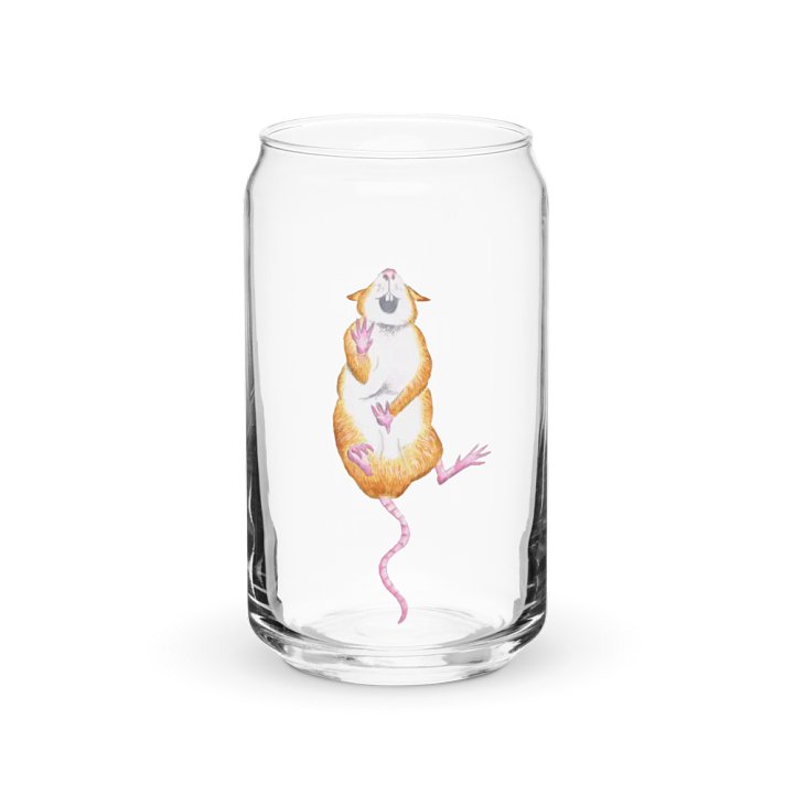 Falling rat art glass product image (1)