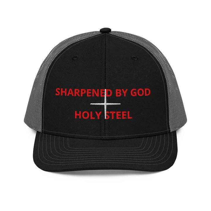 Divine Steel Cross Trucker Hat product image (1)