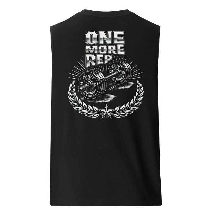 Camiseta sin Mangas B&W One More Rep product image (1)