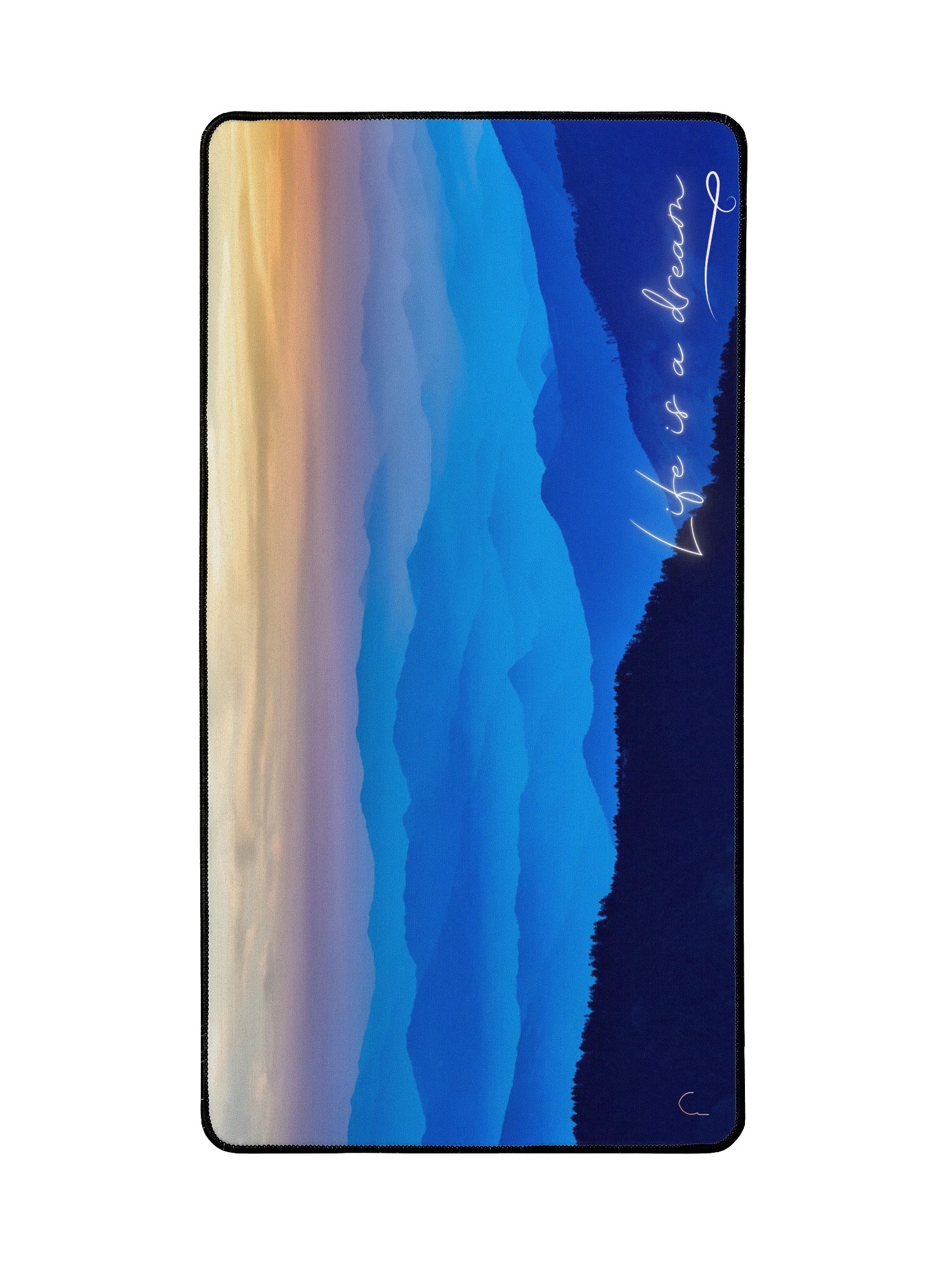 Dreamscape Blue™ Extended Desk Mat product image (2)