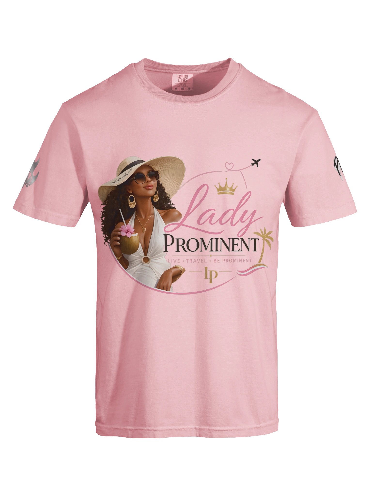 Lady Prominent Travel Logo Tee product image (28)