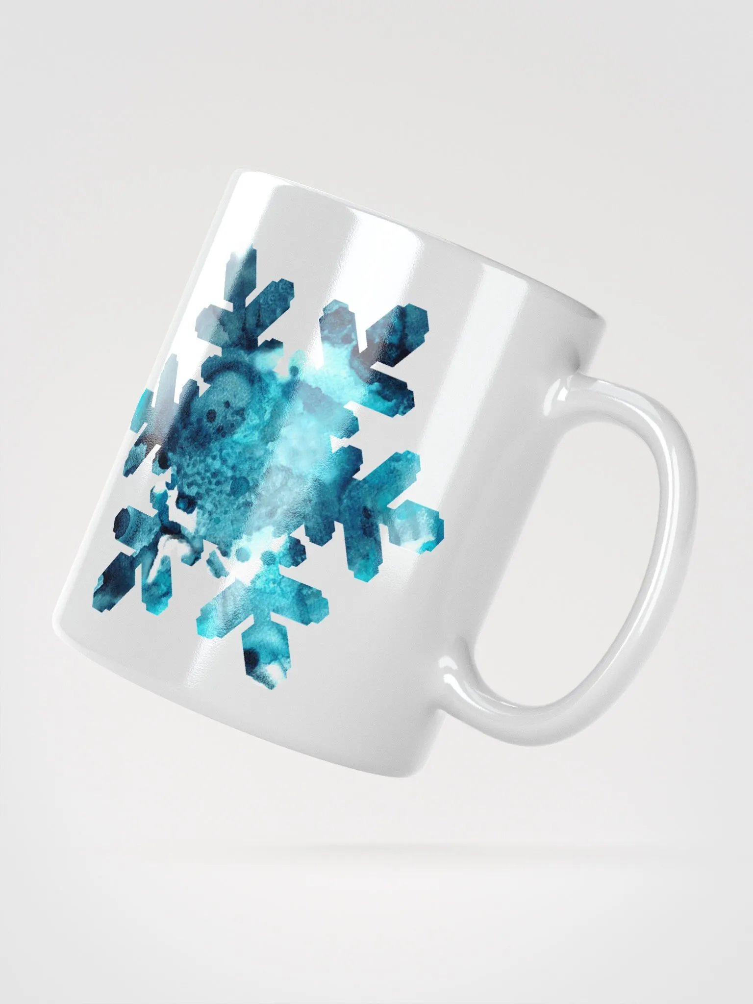 Blue Snowflake Mug product image (3)