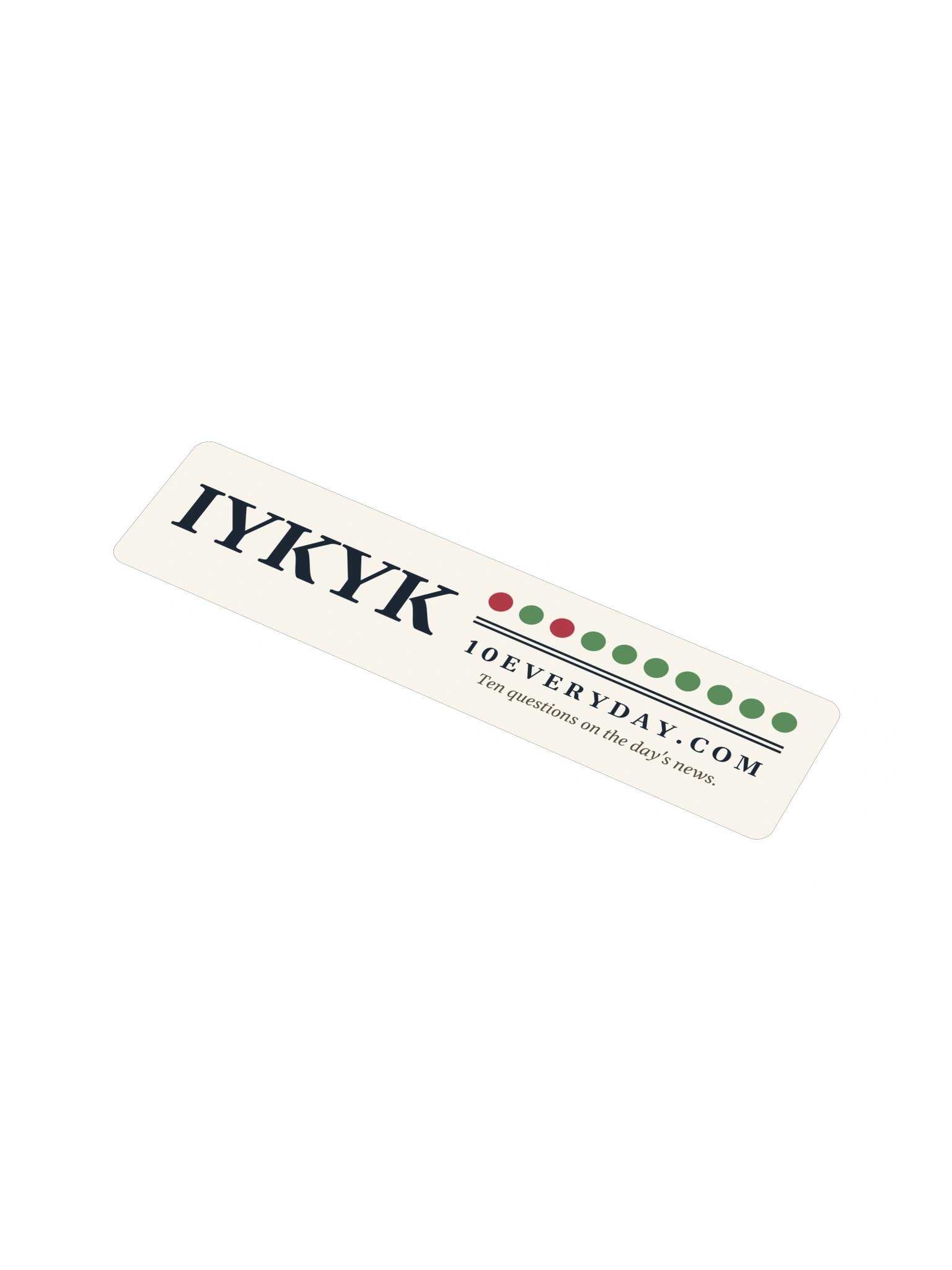 IYKYK Bumper Sticker product image (1)