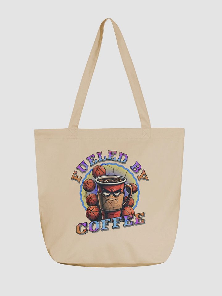 Fueled By Coffee Basketball Eco Tote Bag product image (5)