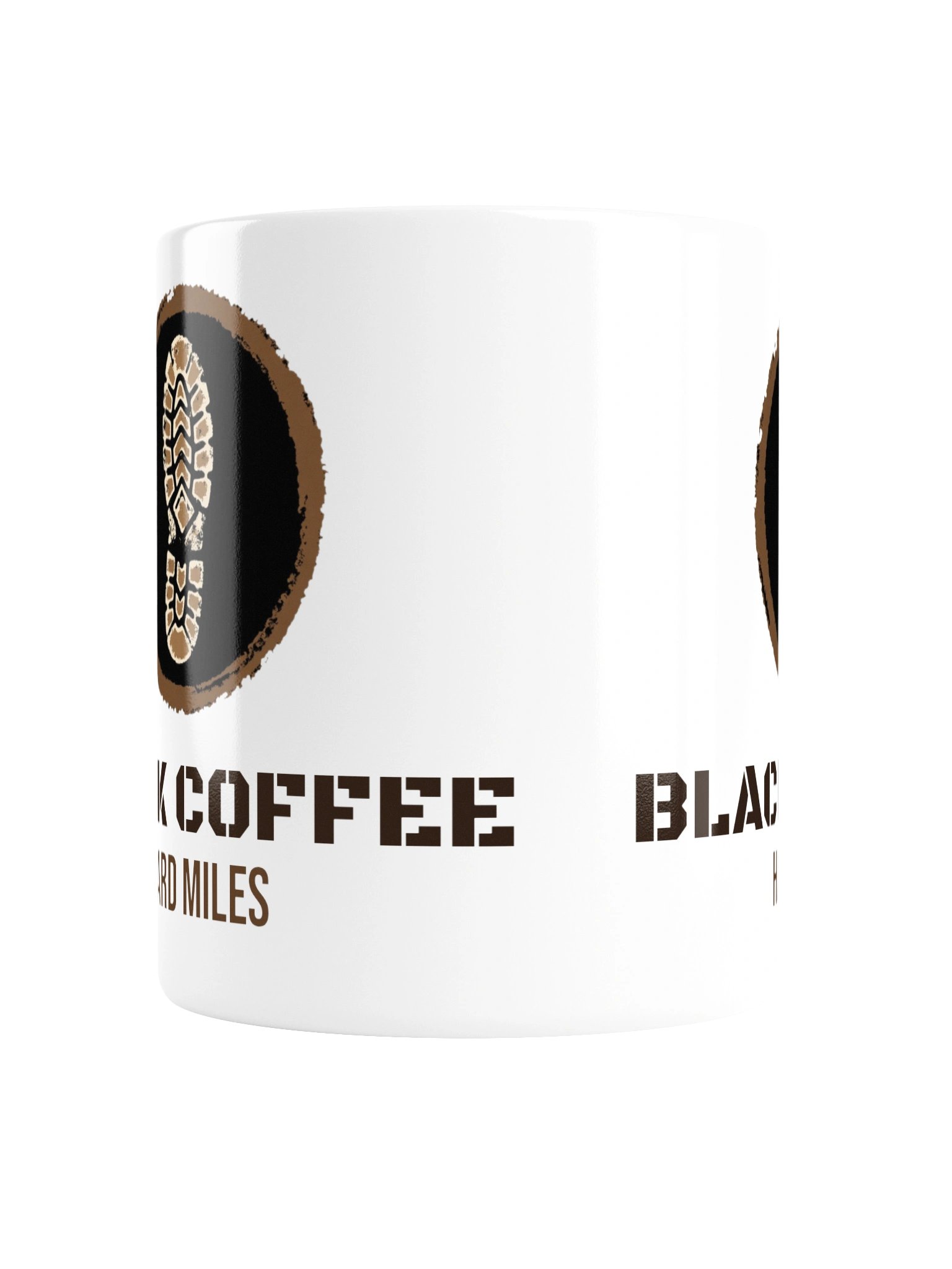 Black Coffee, Hard Miles Mug product image (2)