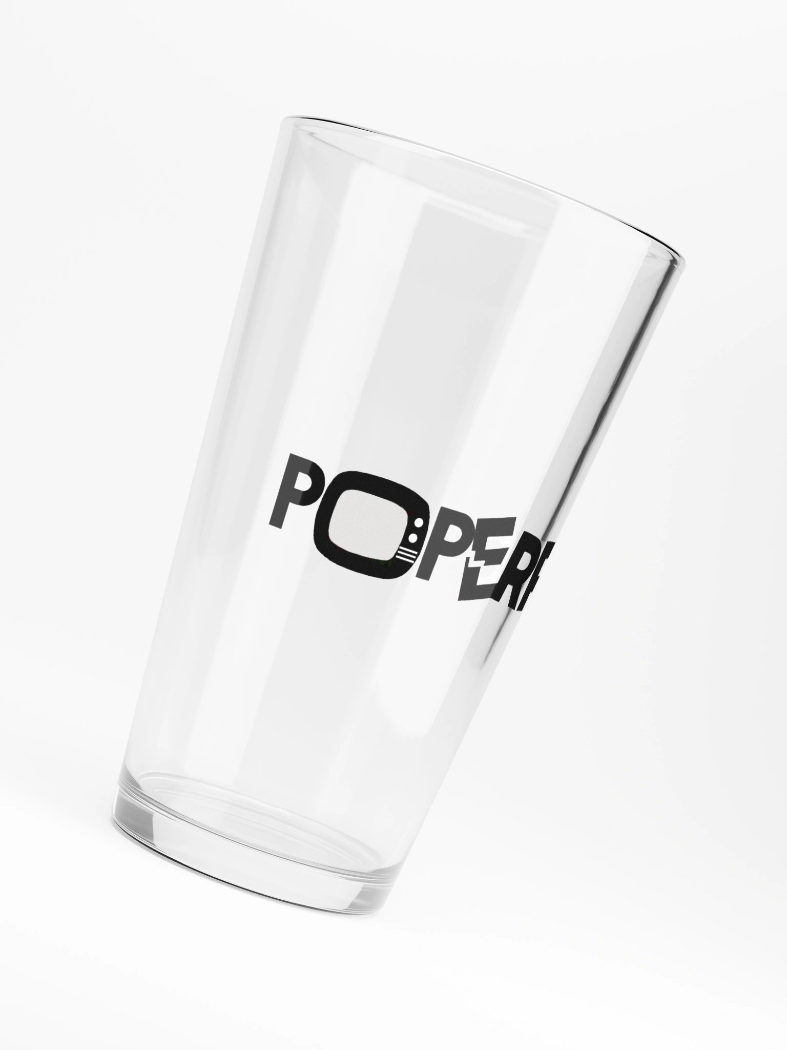 Poperratic - Small Logo Pint Glass product image (6)