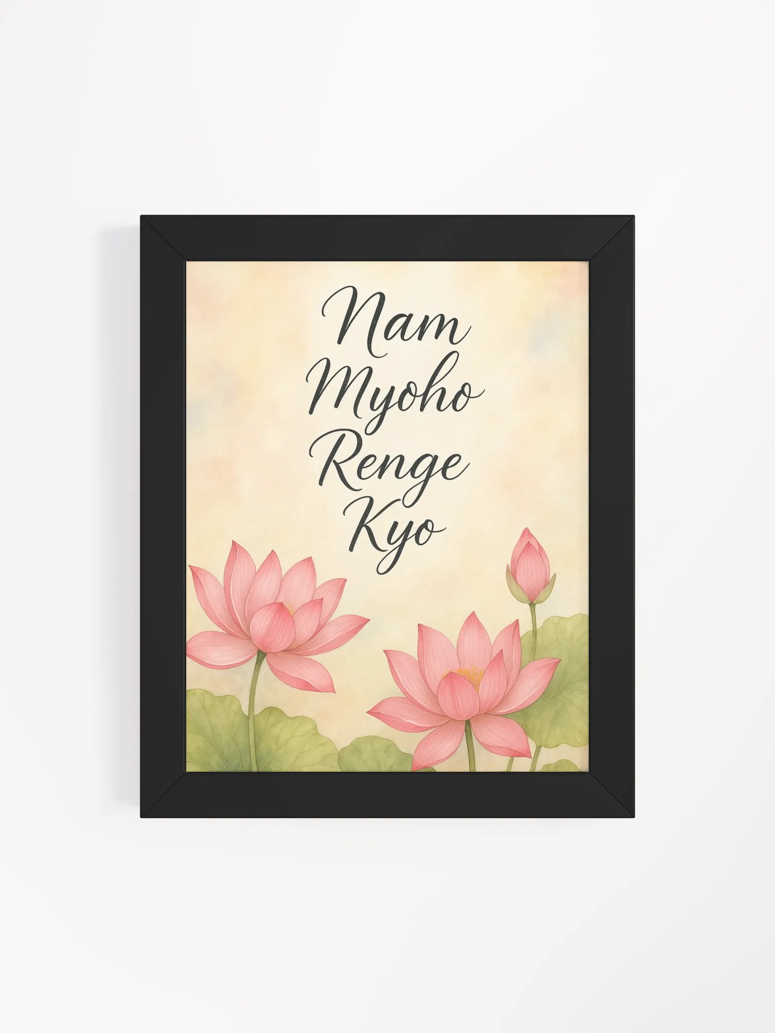 Nam Myoho Renge Kyo Framed Matte Poster product image (4)