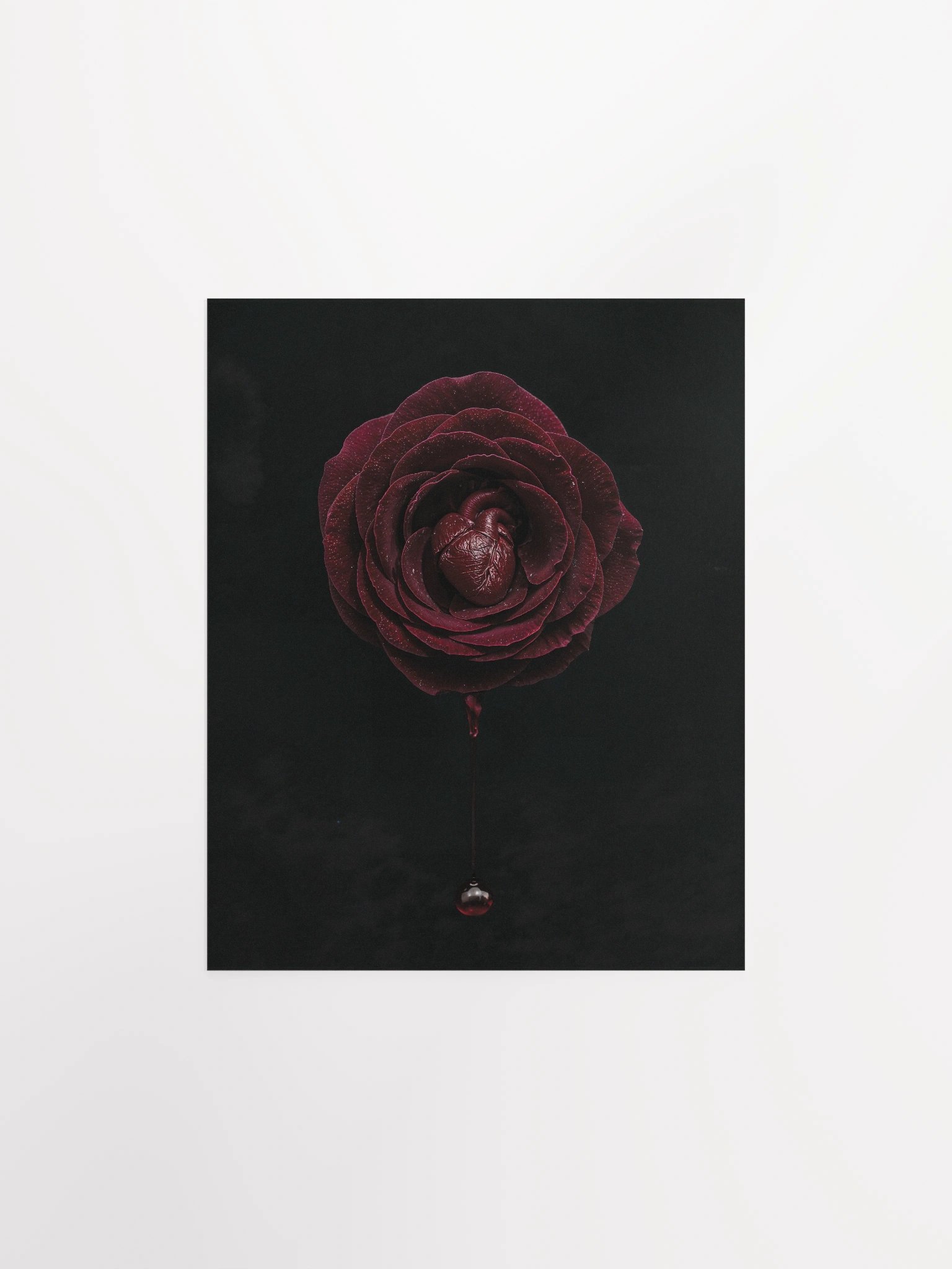 The Bleeding Bloom Matte Poster product image (2)