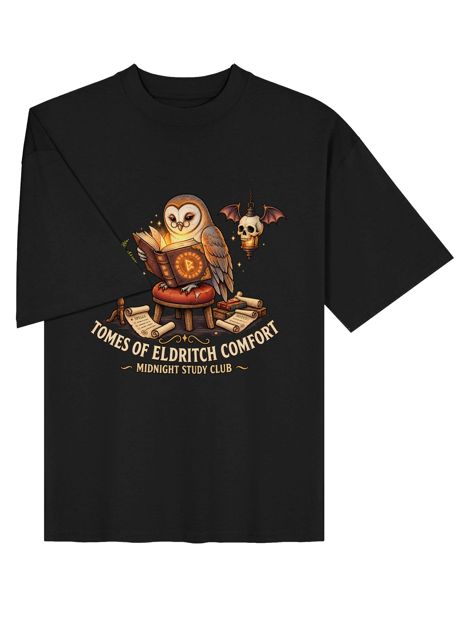Tomes of Eldritch Comfort — Midnight Study Club T-Shirt product image (7)