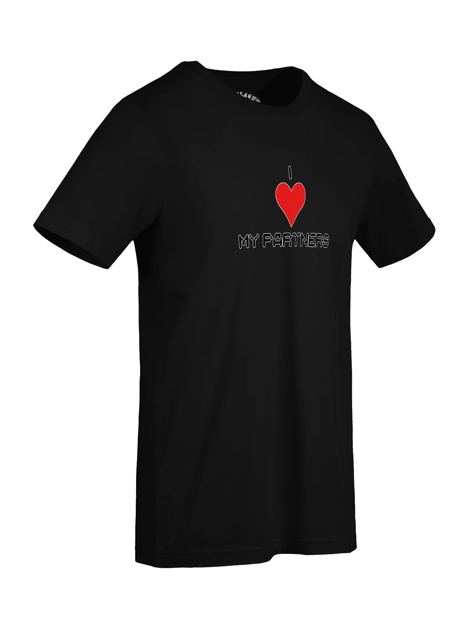 I Love My Partners Super Soft Black Ink Tee product image (7)