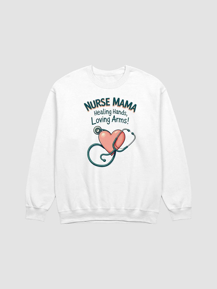 Healing Hands Nurse Mama Crewneck Sweatshirt product image (1)