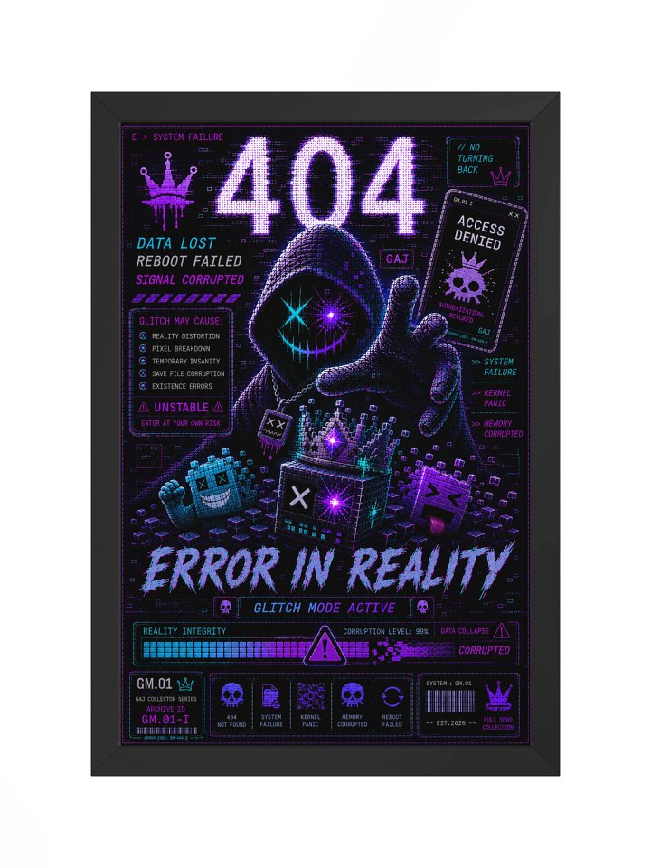 GAJ - GM.01 – Limited Edition Framed Poster - product image (1)