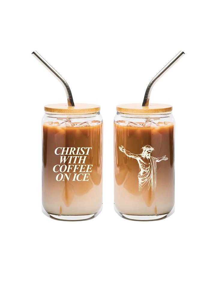 CWCOI glass tumbler - white product image (1)
