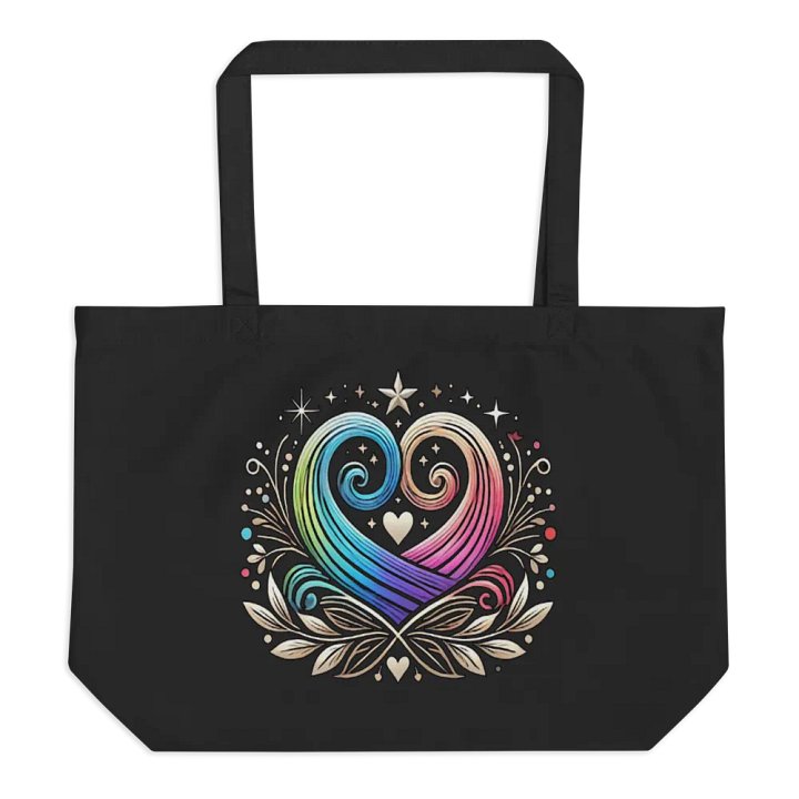 Swirling Heart Eco-Friendly Tote Bag product image (1)
