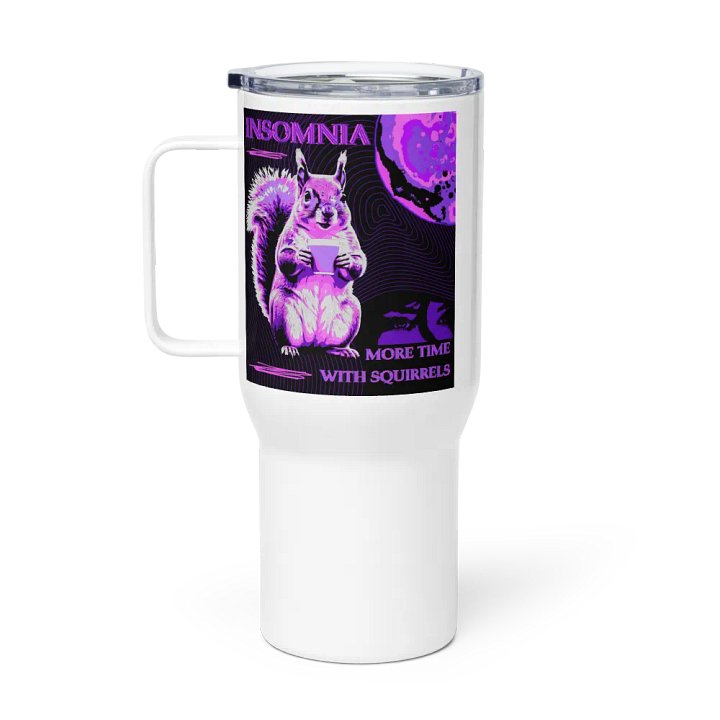 insomnia, more time with squirrels, Stainless Steel Travel Buddy product image (1)