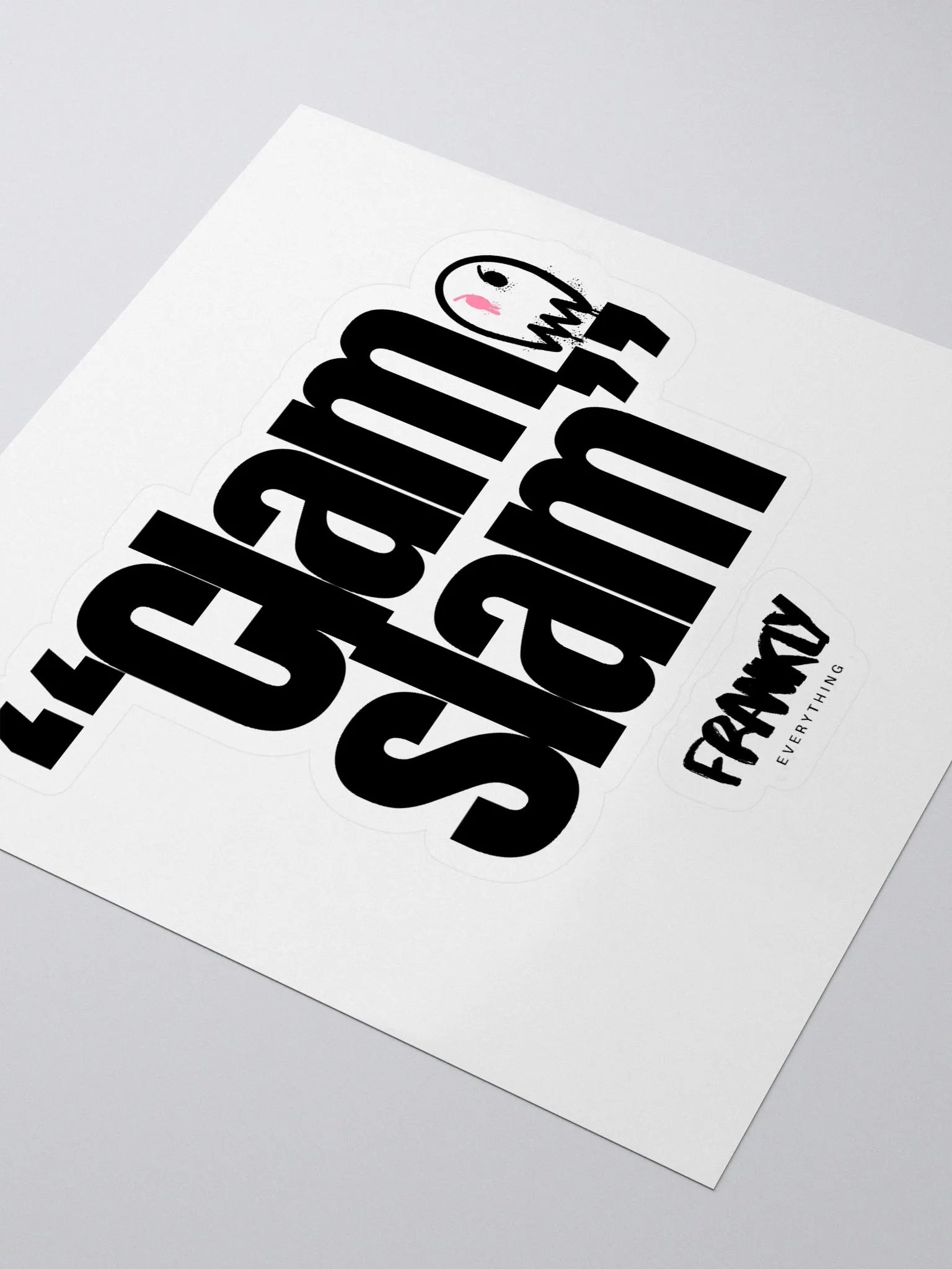 Dark Clam-Slam Sticker product image (1)