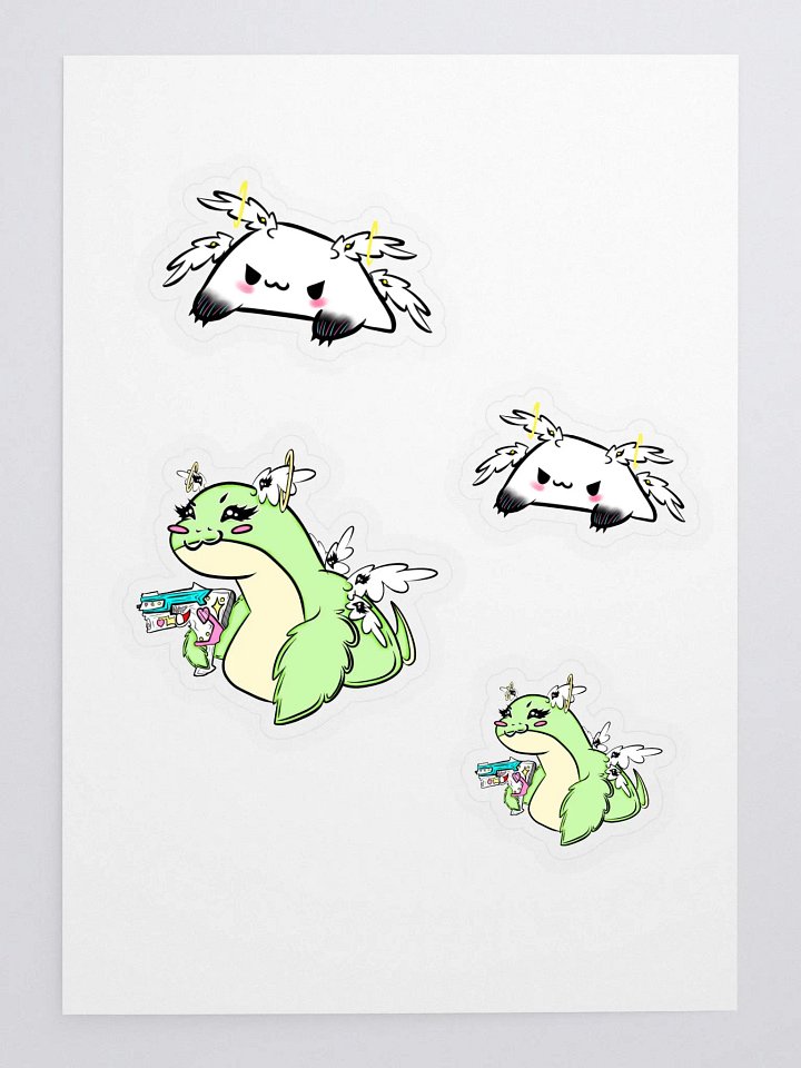 LargeNap Sticker: Nyap & Biblically Accurate Nessie product image (1)