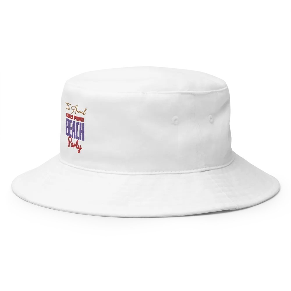 Coles Point Beach Party Embroidered Bucket Hat product image (9)