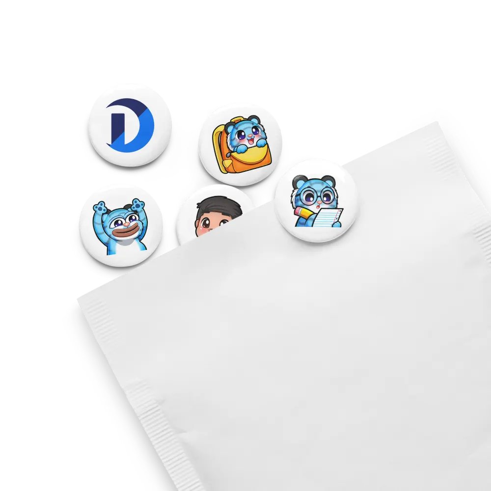 Dusking Pin Buttons (Set of 5) product image (5)