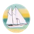 Schooner Sticker