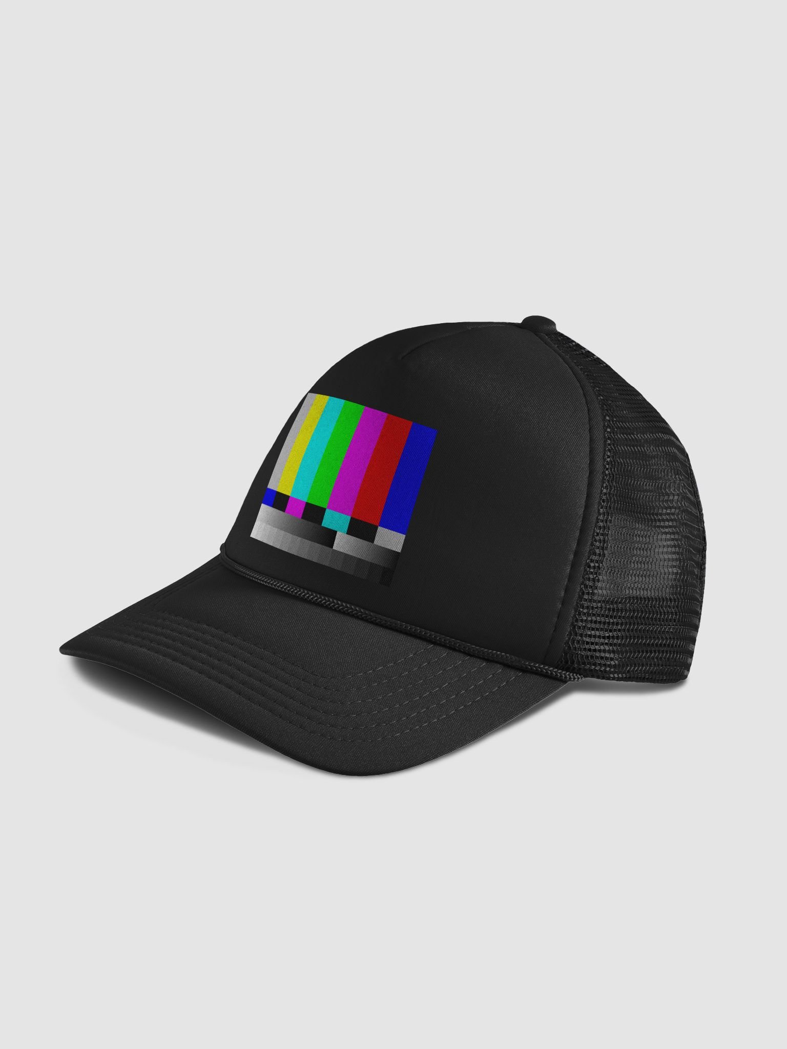 Color Test Pattern / TV Bars Trucker Hat product image (4)