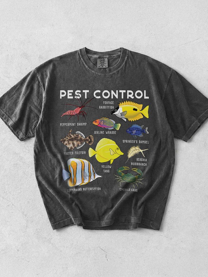 Pest Control T-Shirt for Reef Aquarium Lovers product image (1)