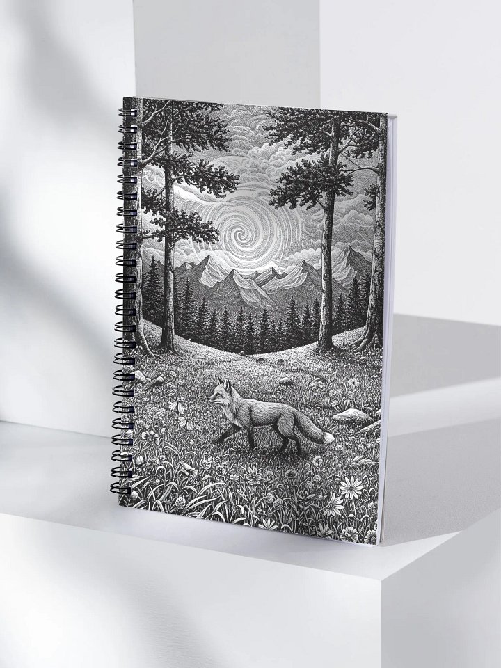 Whimsical Forest Fox Notebook product image (1)