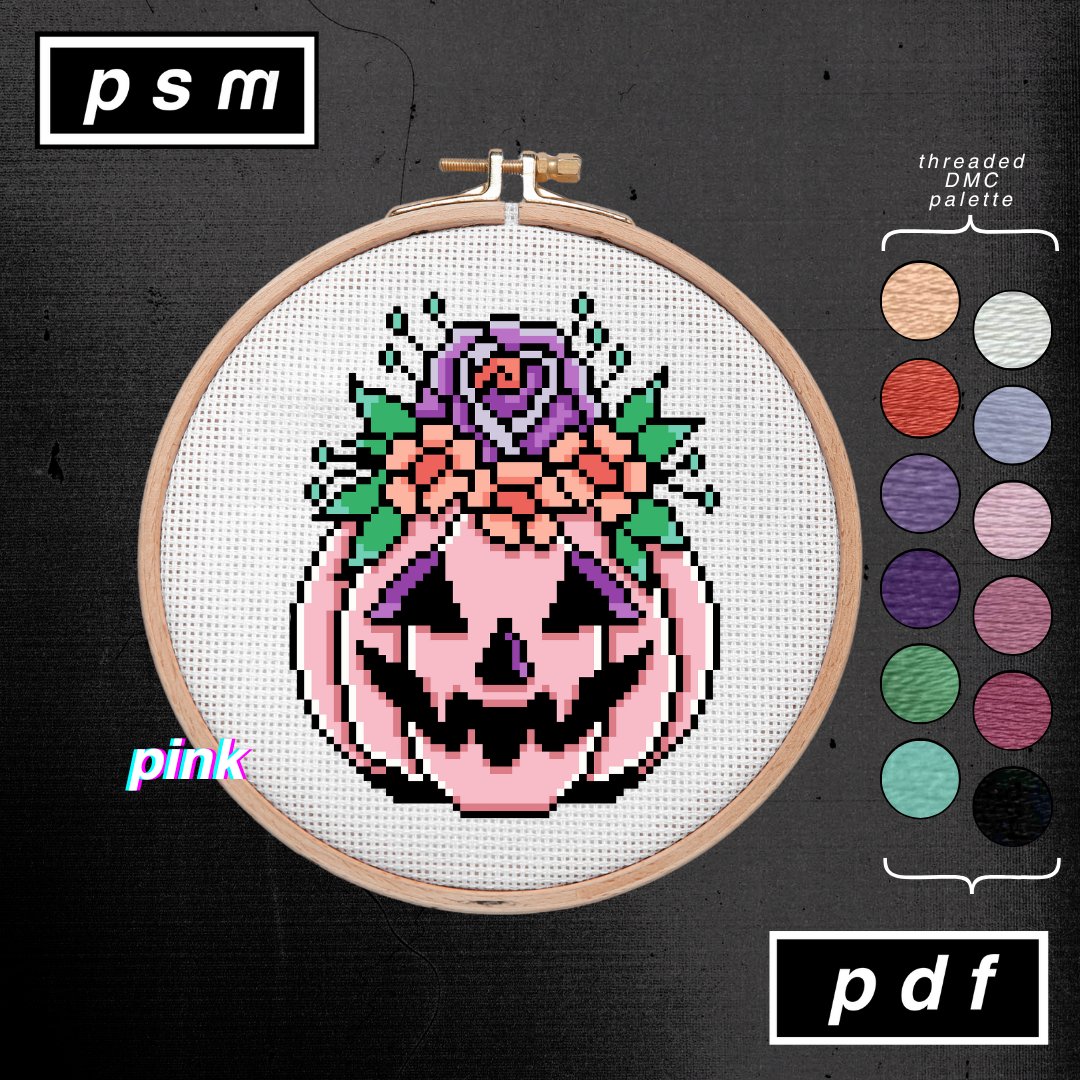 Vintage Pumpkin Bouquet Pattern Set product image (6)