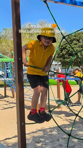 Big difference from last year 💪

Oscar tackling the obstacle course at sports day today. Last year he struggled with this one...