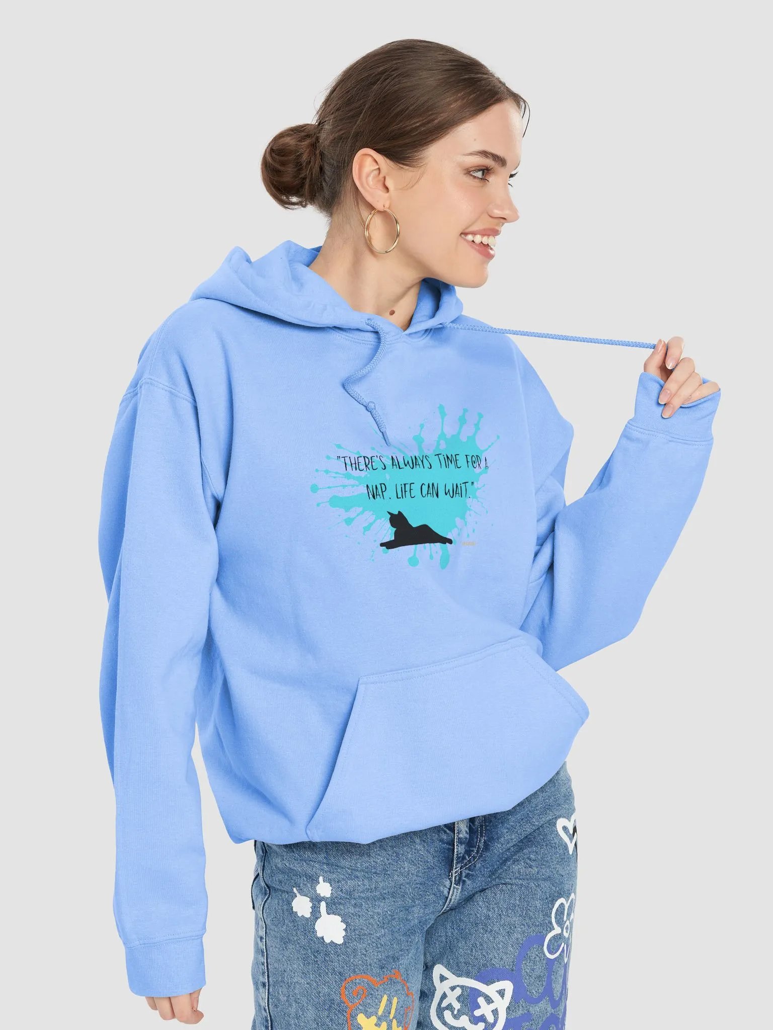 Cat Nap Mood Hoodie product image (68)
