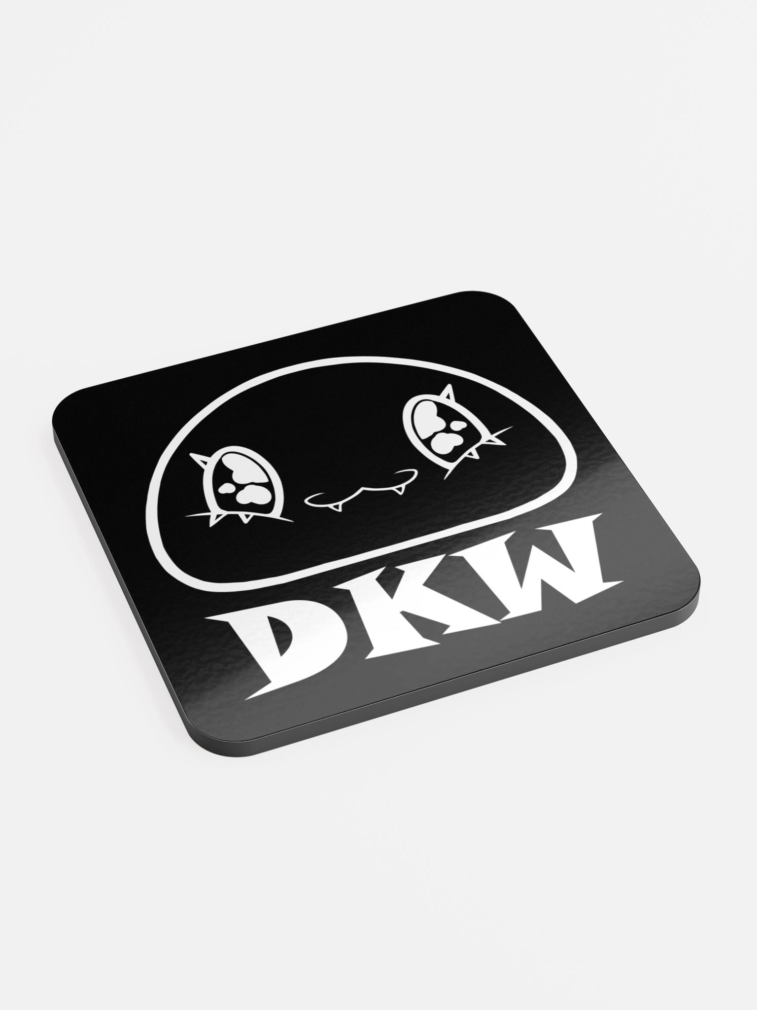 Black Logo Coaster product image (2)