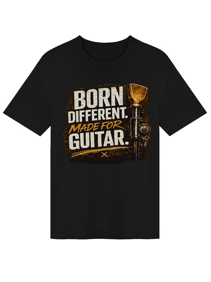 Born Different - Black Guitar Tee - Unisex product image (1)