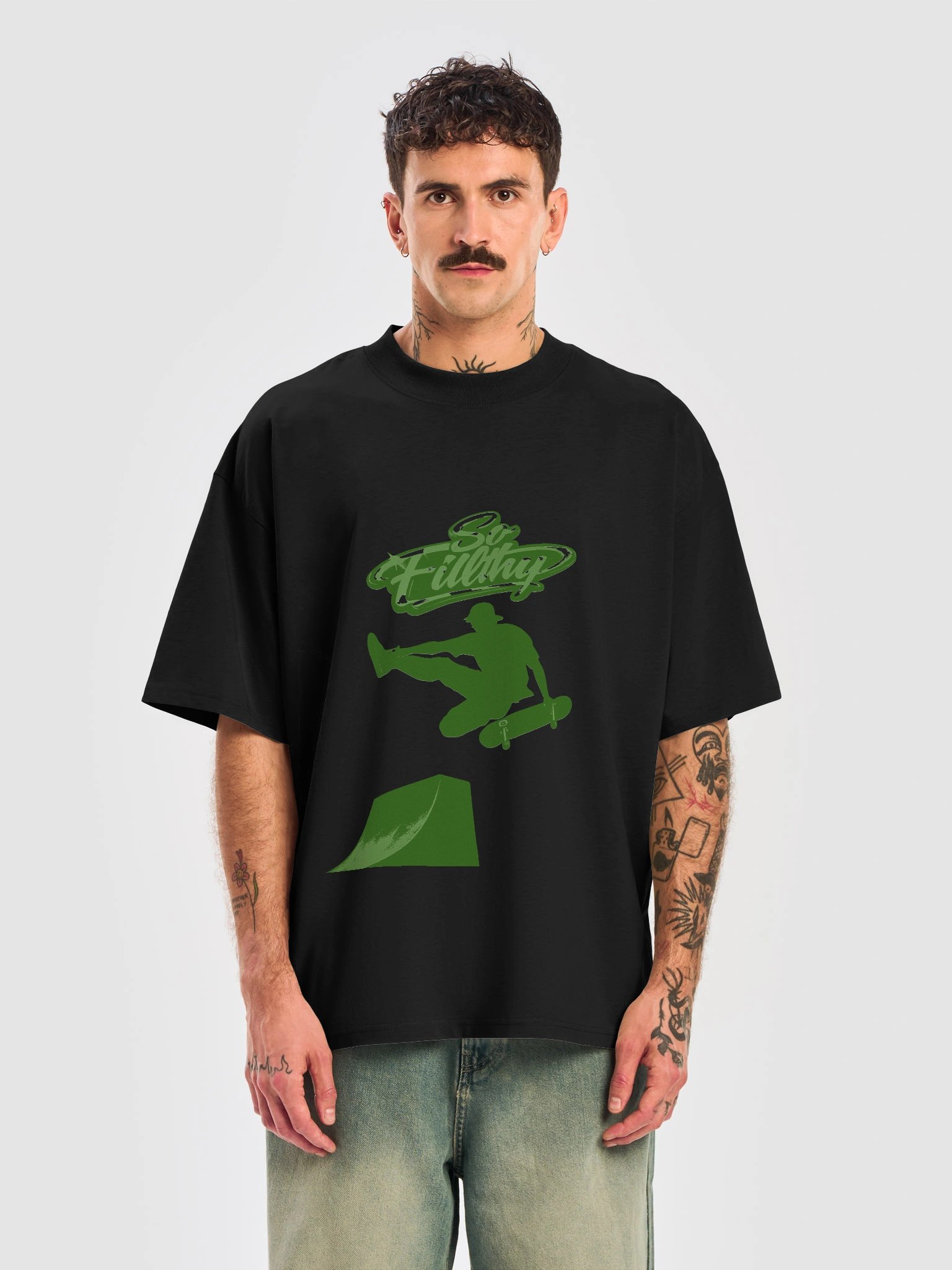 BrutalWear So Filthy Line Skater Aesthetics Urban Streetwear Design. product image (14)
