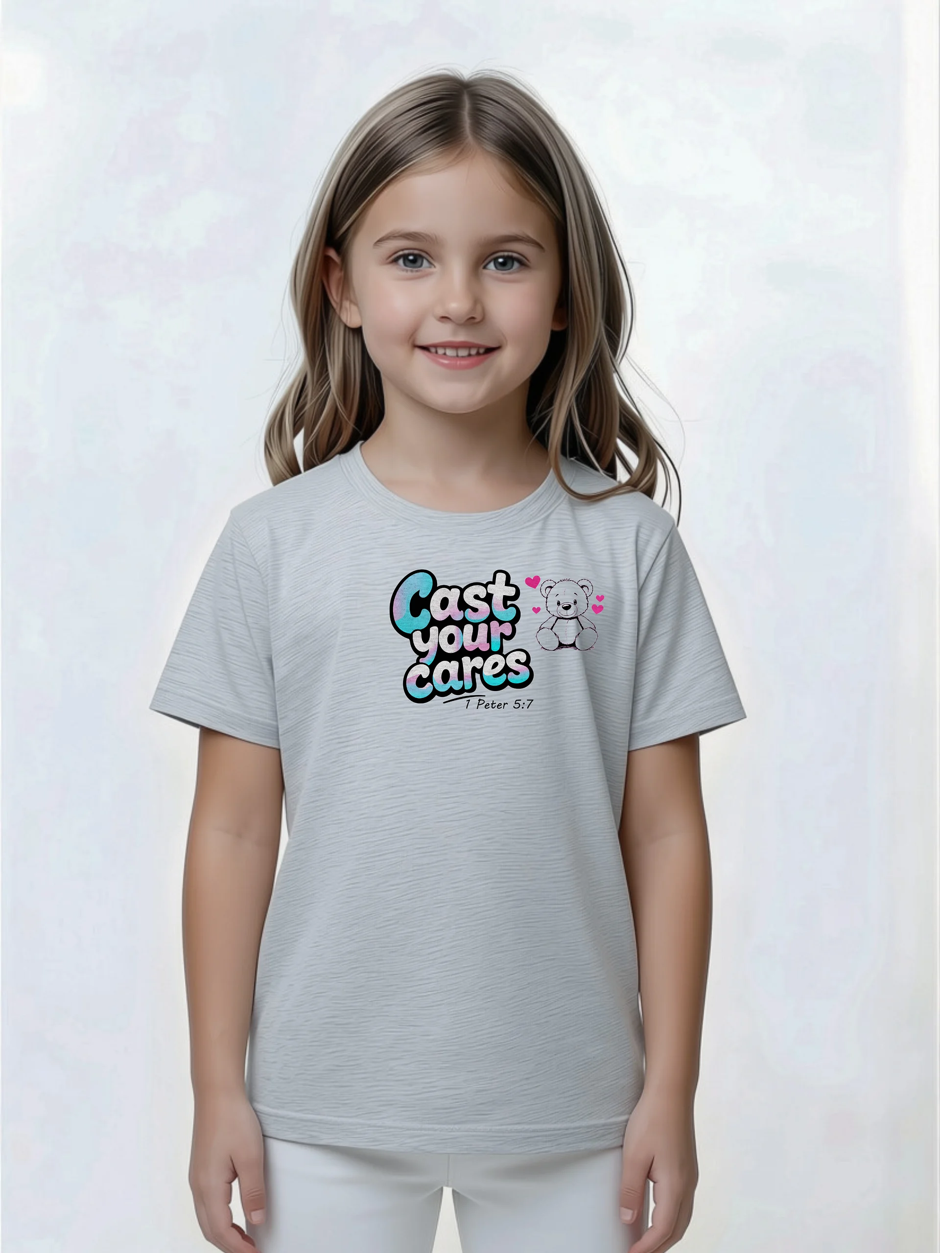 1 Peter Bible Verse Girls T-shirt product image (9)