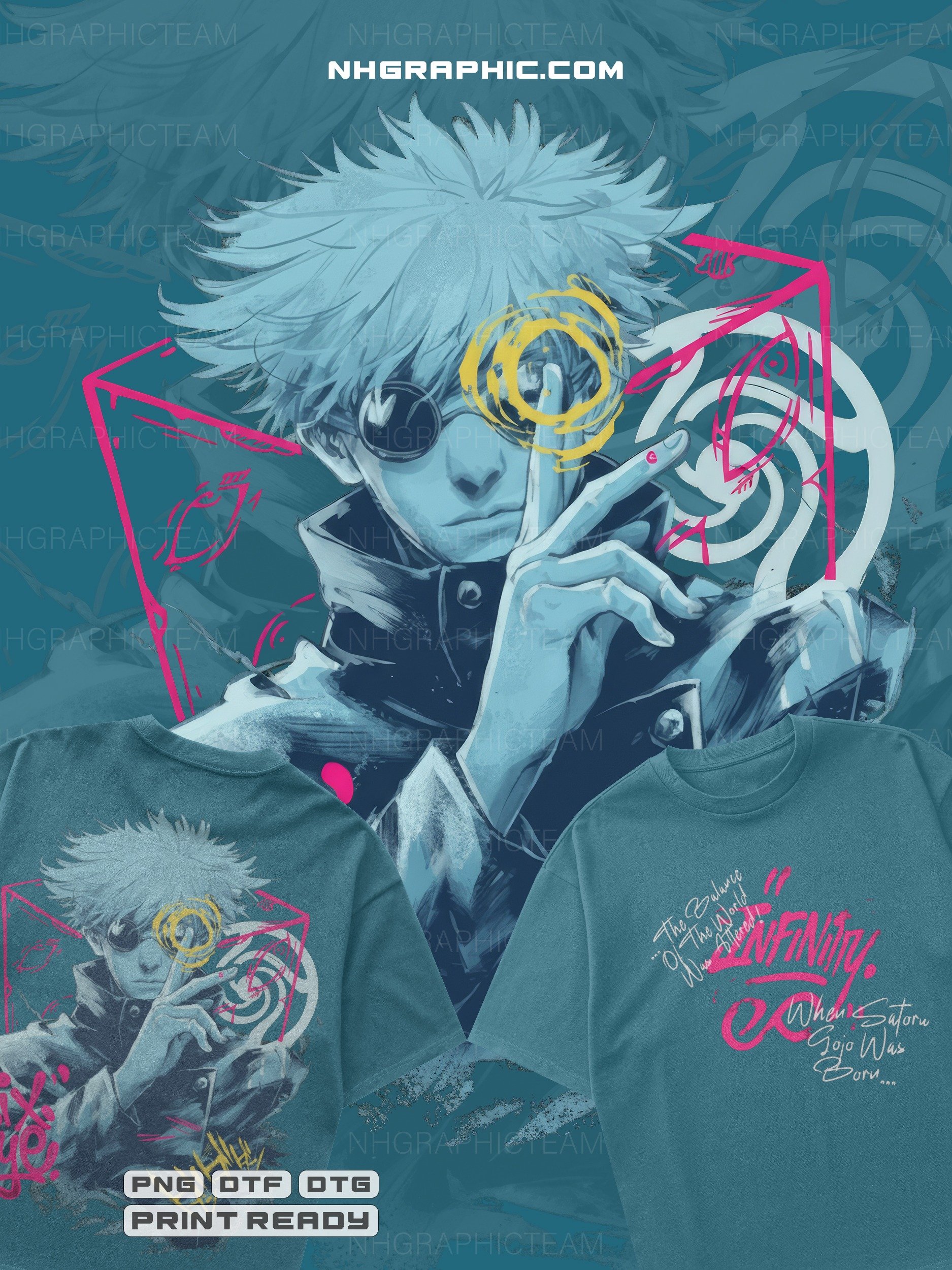 9-Piece 2026 Jujutsu Kaisen Front & Back PNGs product image (7)