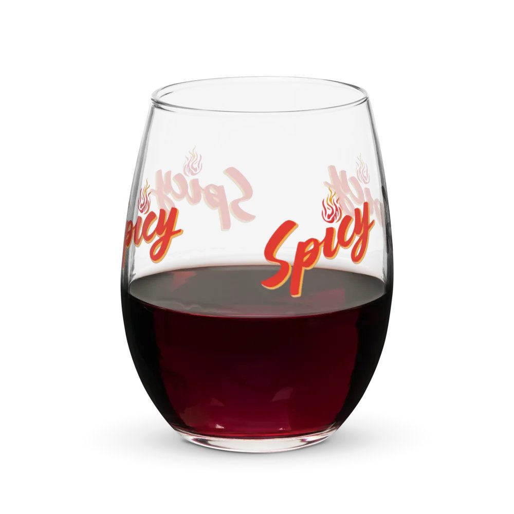 Spicy Dodgeball Club Stemless Wine Glass product image (7)