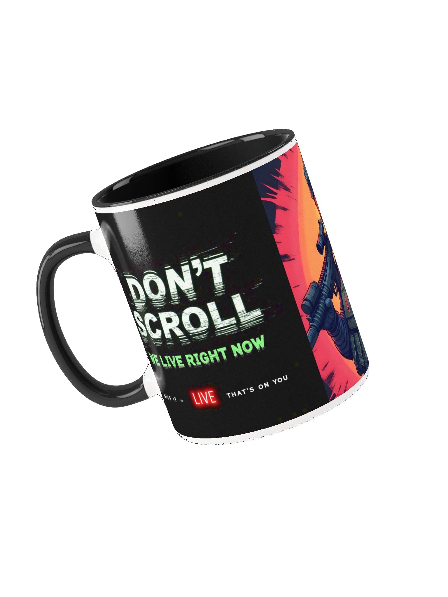 DON’T SCROLL Tactical Soldiers Mug product image (3)